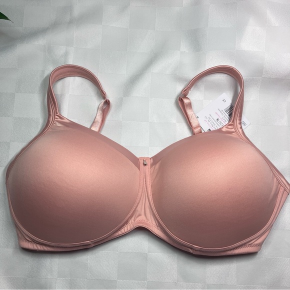 ABC Style 134 Rose Satin Trim T-Shirt Mastectomy Bra, 42B - Picture 12 of 13